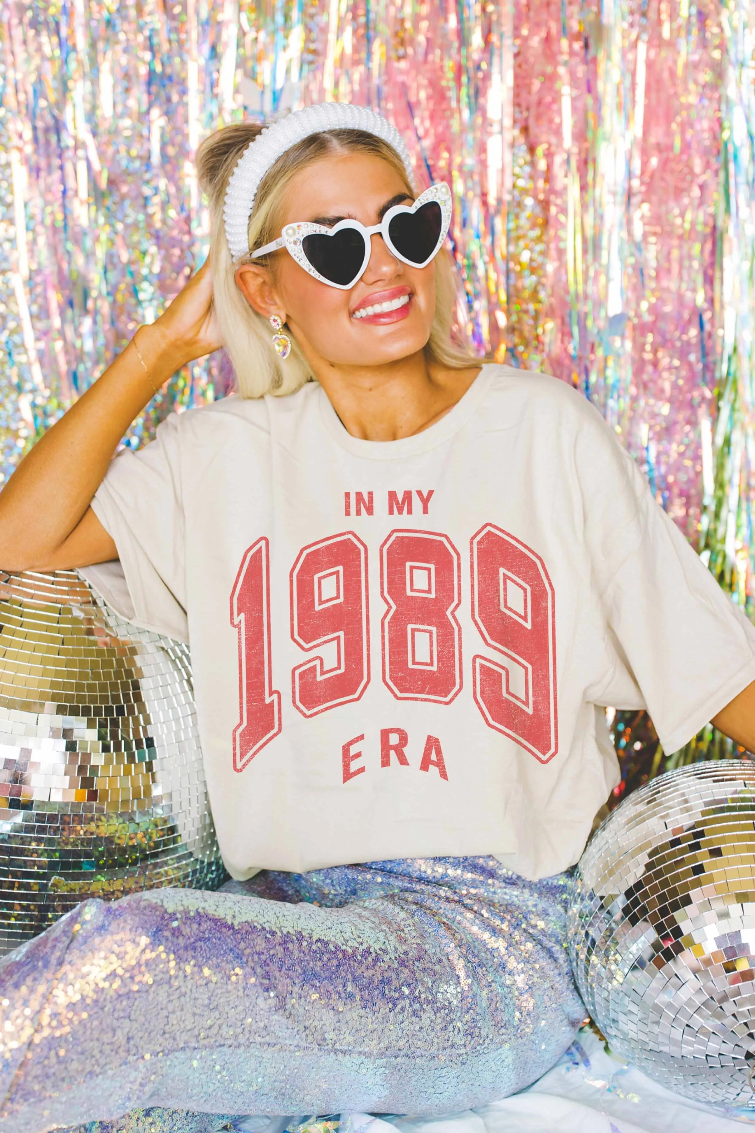 1989 Era Oversized Tee, Ivory