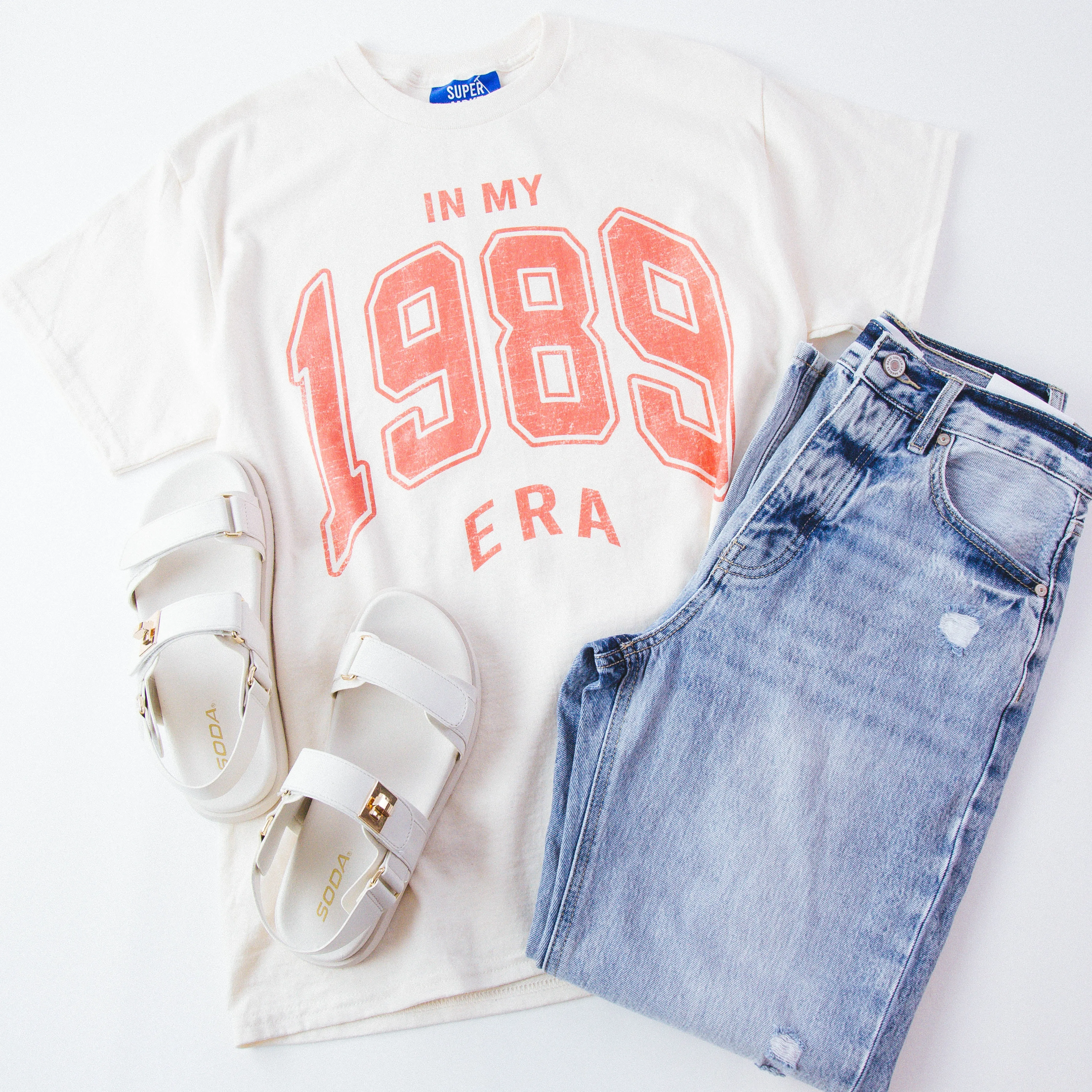 1989 Era Oversized Tee, Ivory