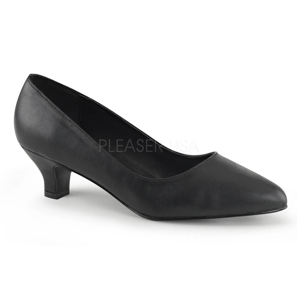 2 Inch Heel FAB-420 Black Pu