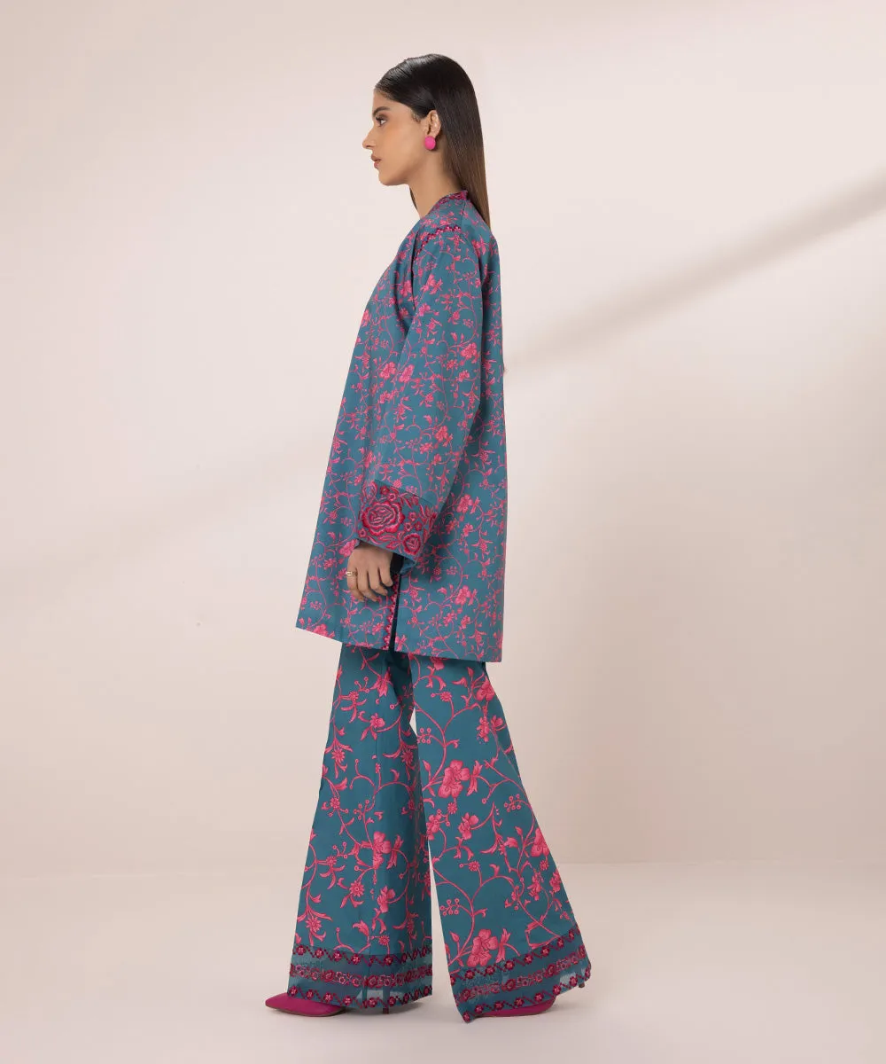 2 Piece - Embroidered Lawn Suit