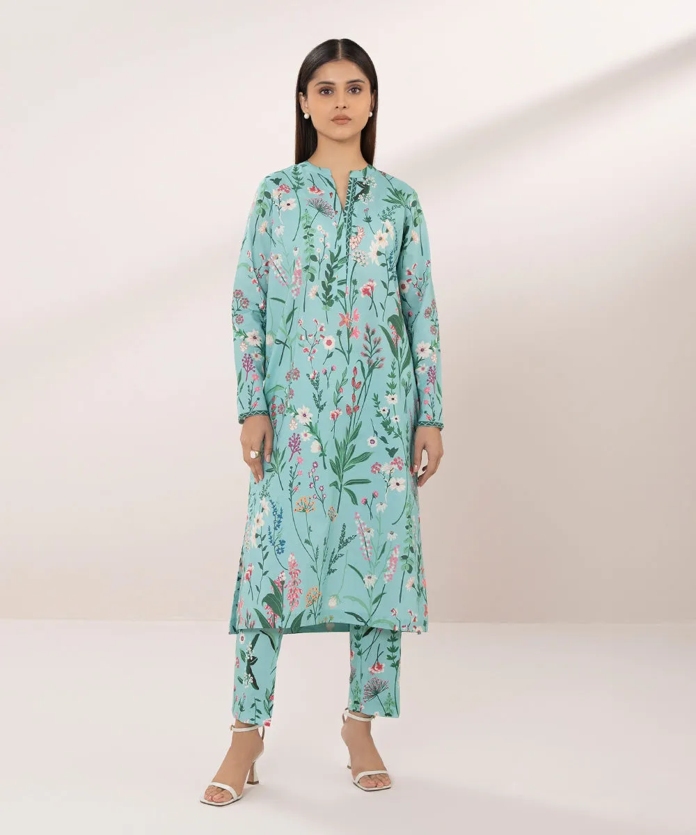 2 Piece - Printed Lawn Suit