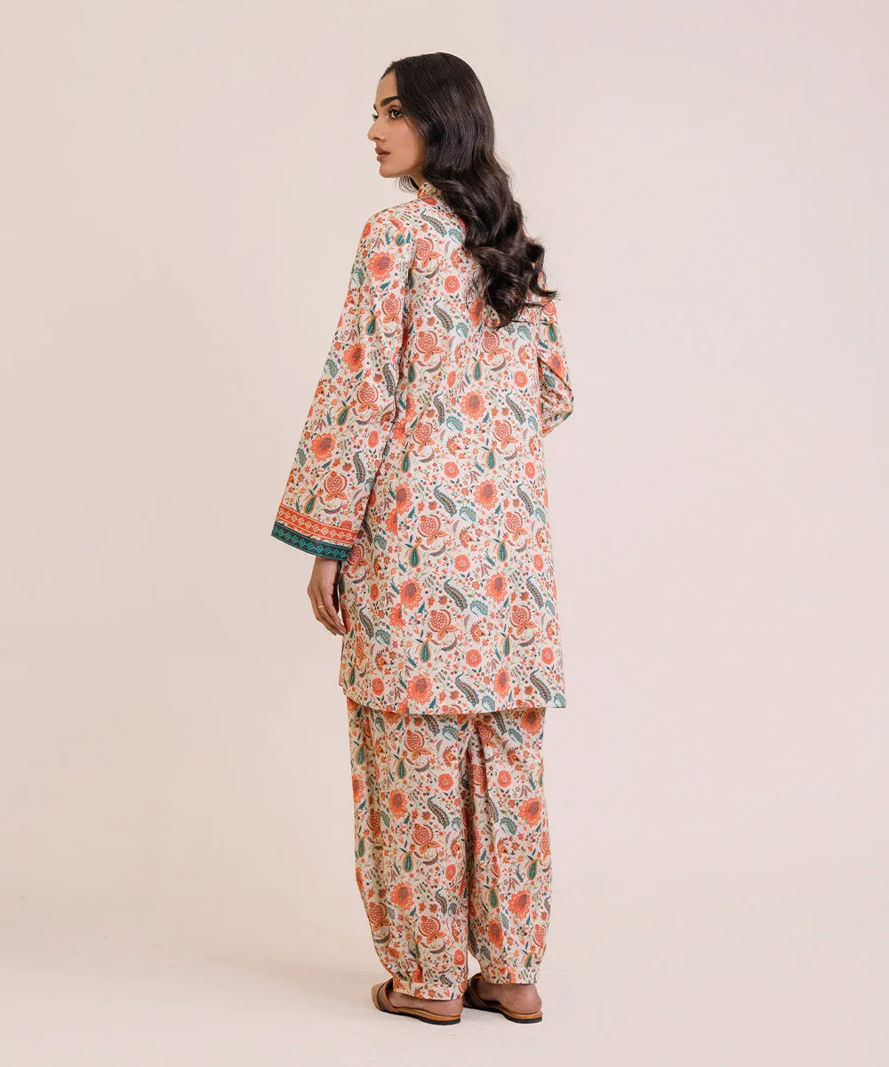 2 Piece - Printed Lawn Suit