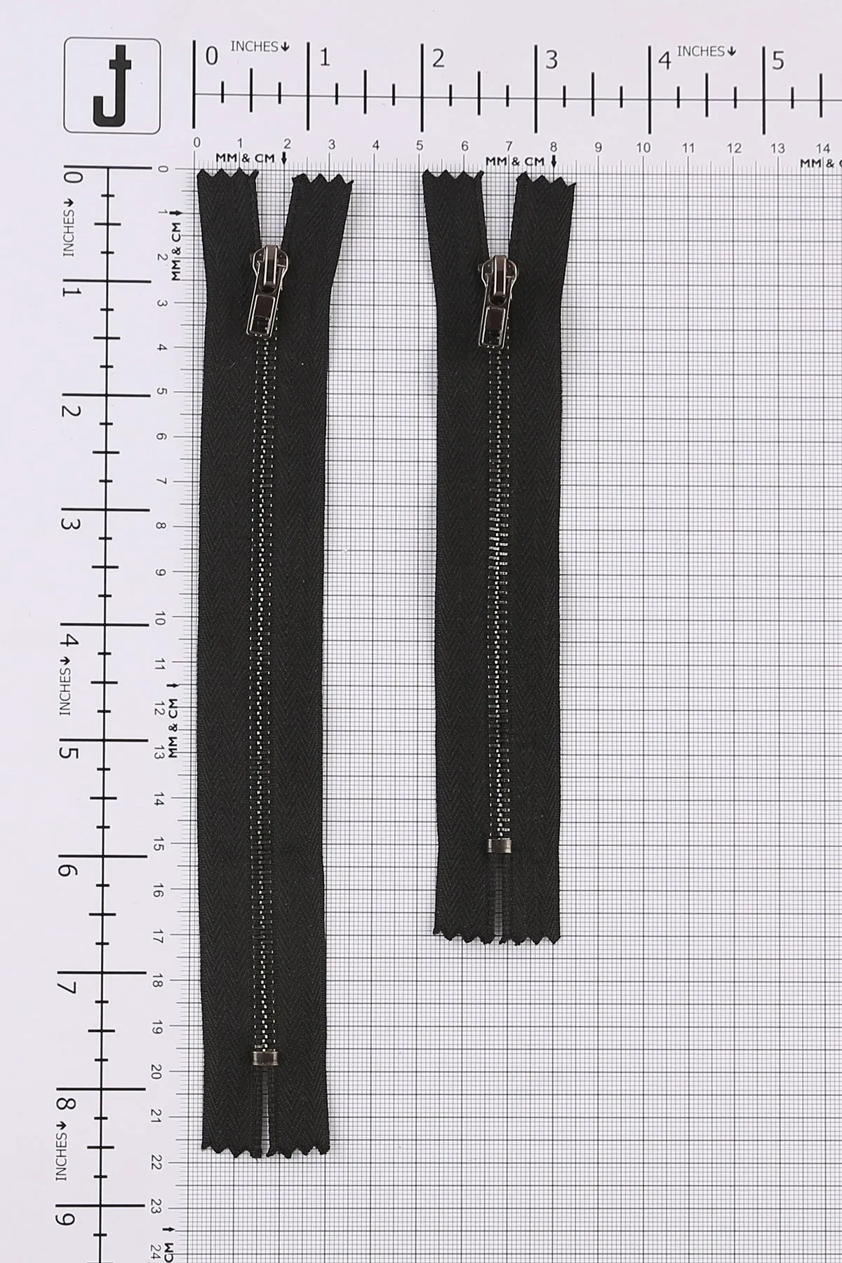 #3 Gunmetal Metal Teeth Closed-End Pant Zipper