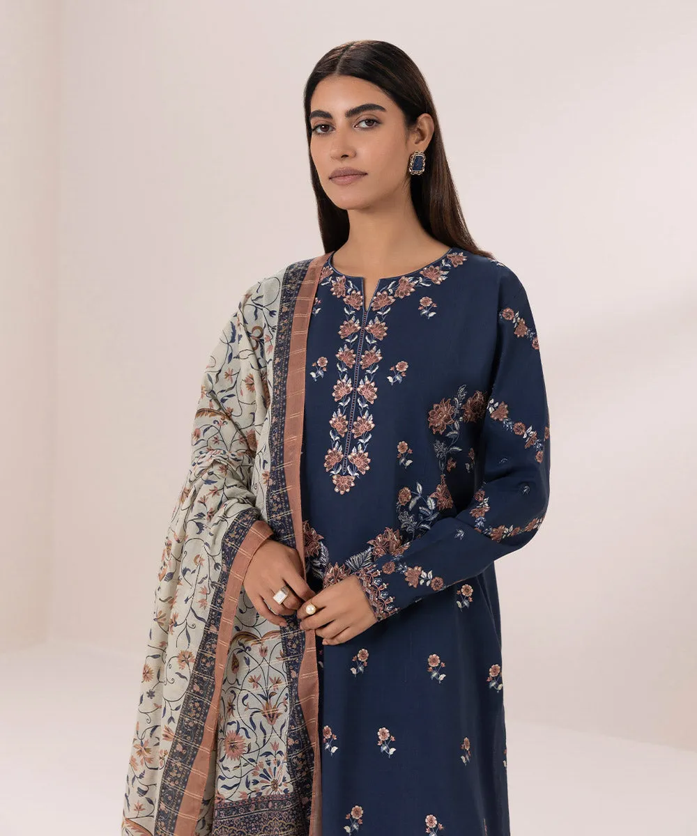 3 Piece - Embroidered Lawn Suit