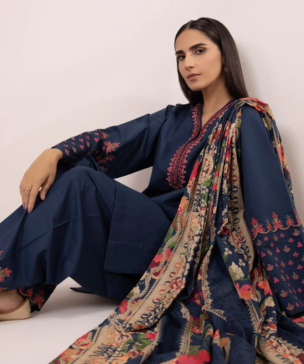 3 Piece - Embroidered Lawn Suit