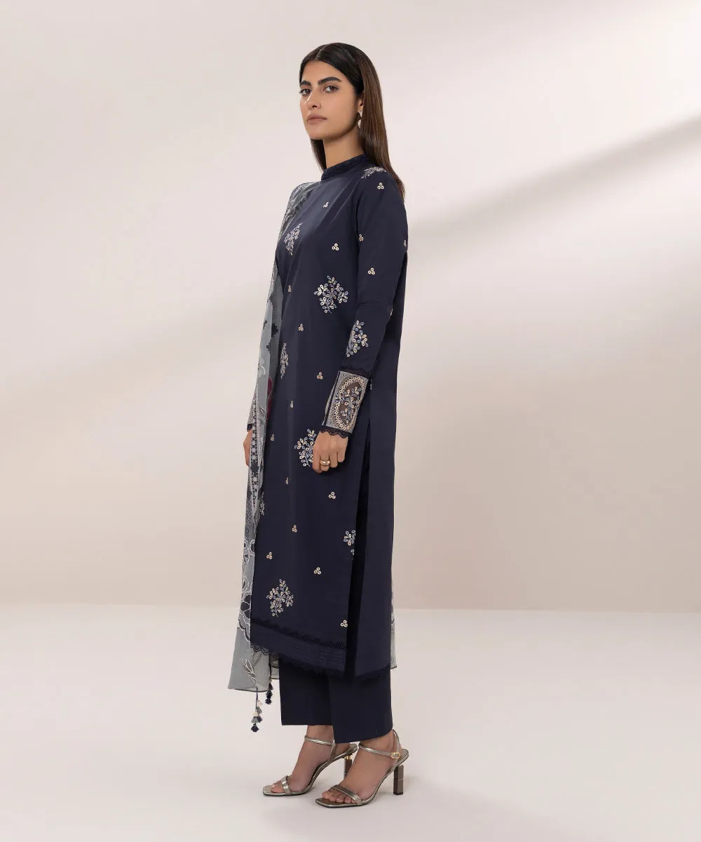 3 Piece - Embroidered Lawn Suit