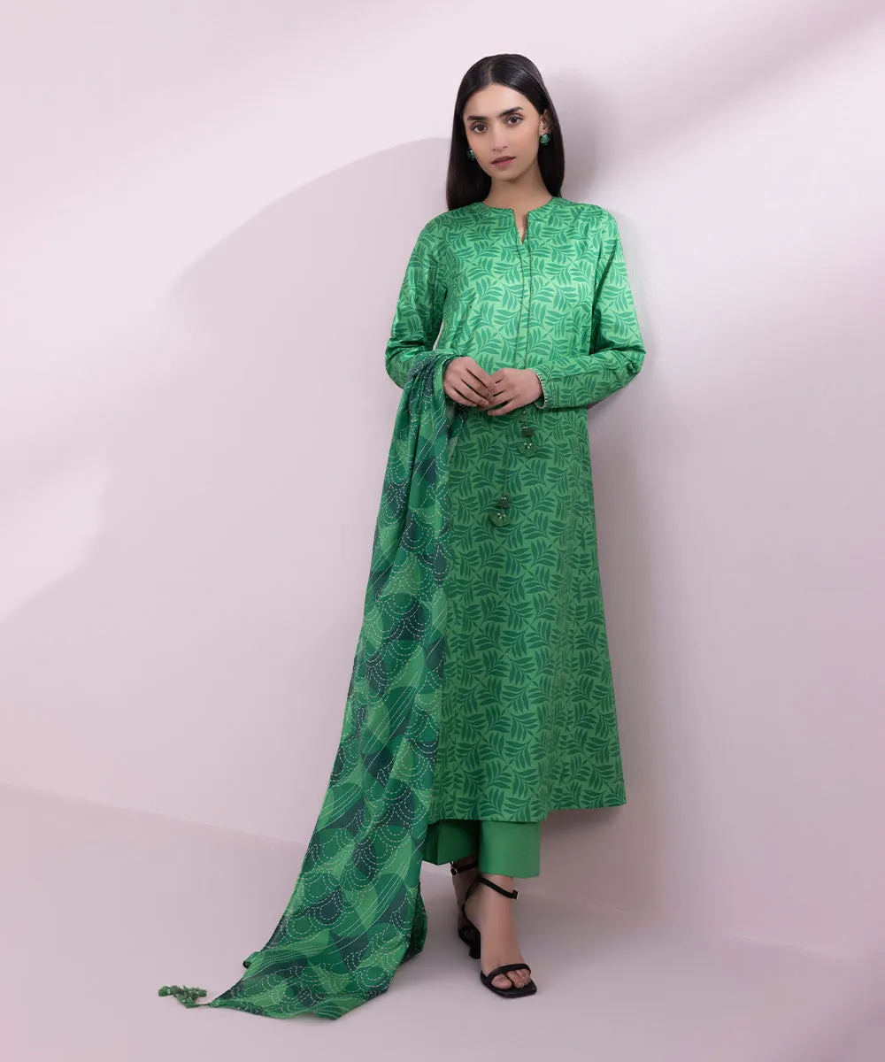 3 Piece - Printed Lawn Suit