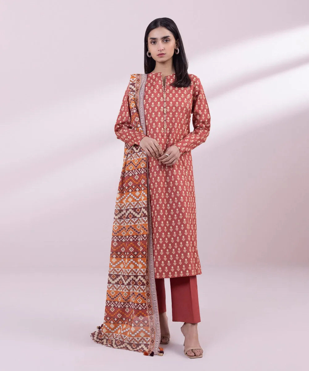 3 Piece - Printed Lawn Suit