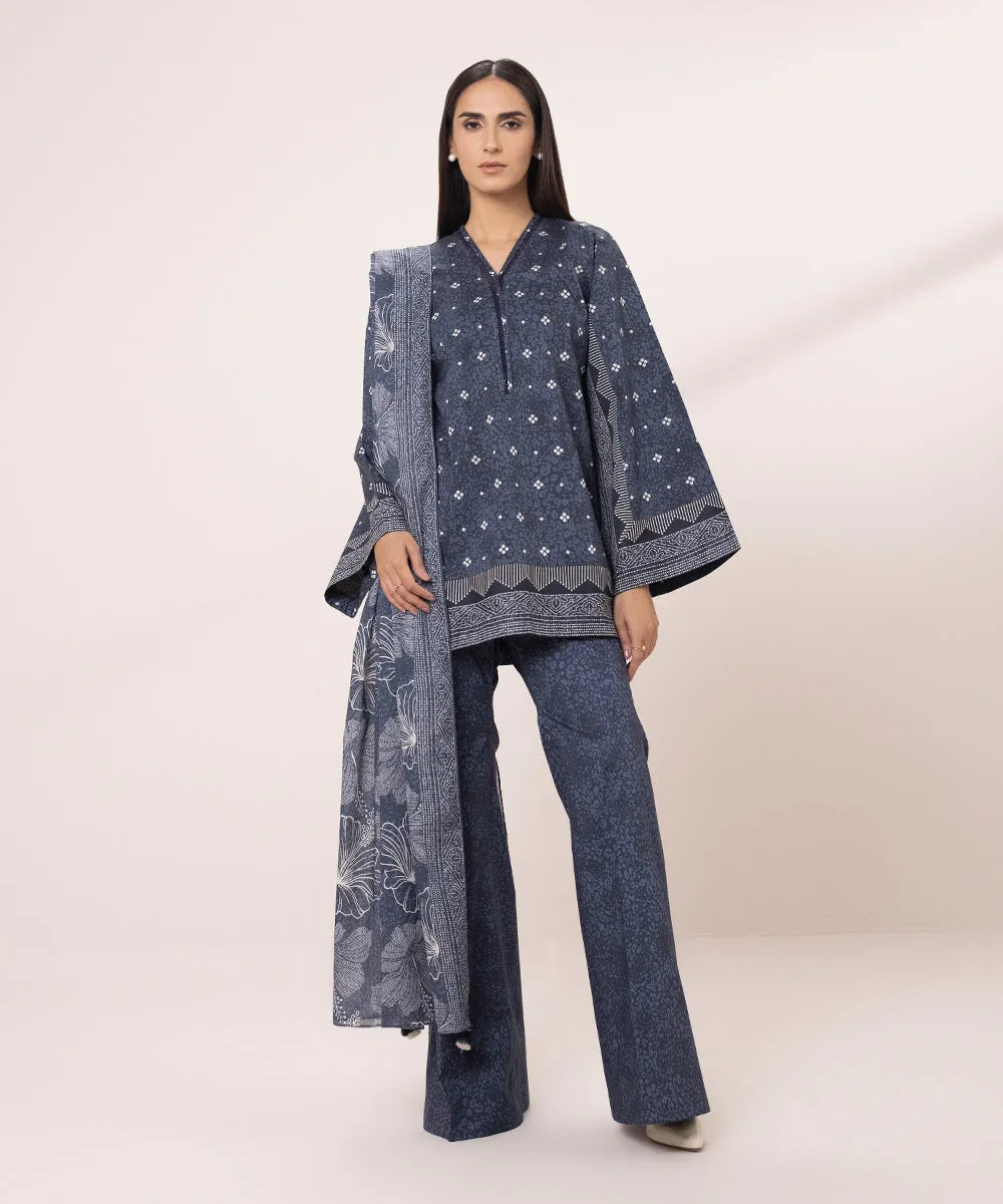 3 Piece - Printed Lawn Suit