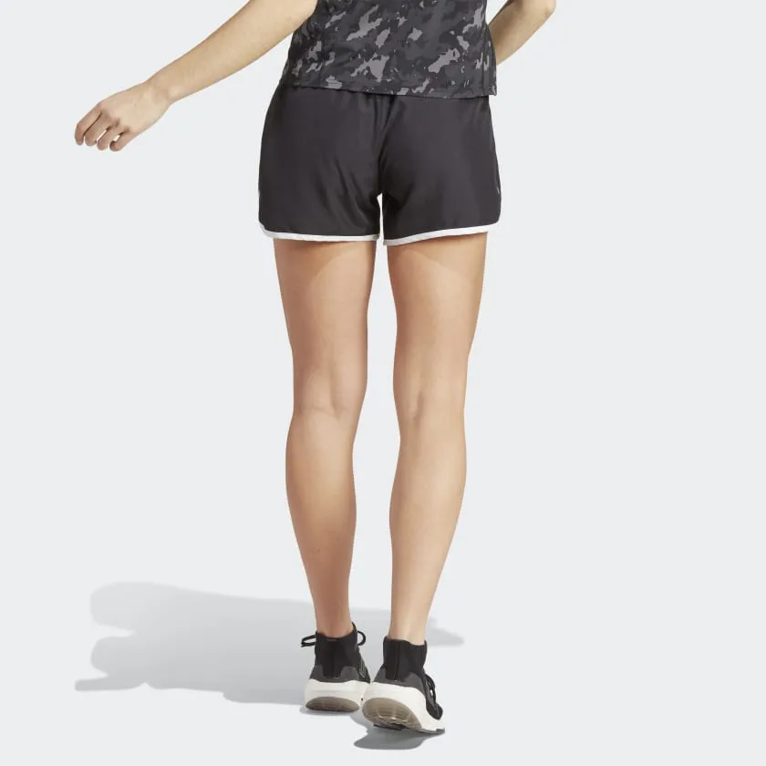 ADIDAS WOMEN'S MARATHON 20 RUNNING BLACK SHORTS