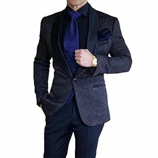 Cheap And Fine Shawl Lapell Beige One Button Groom Tuxedos Men Suits Wedding/Prom/Dinner Best Man Blazer(Jacket Pants Tie Vest)