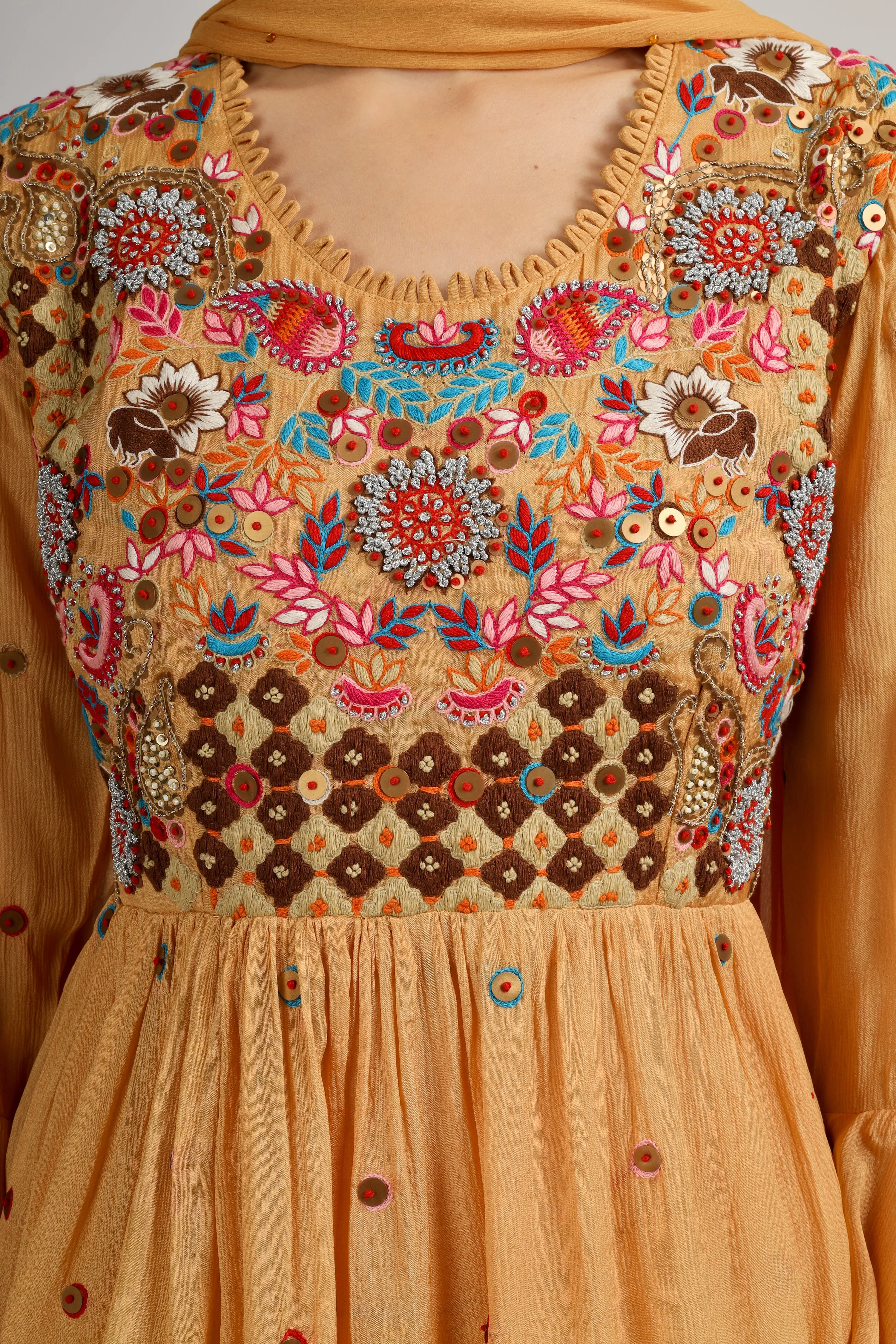 Chinon Short Shirt with Gharara