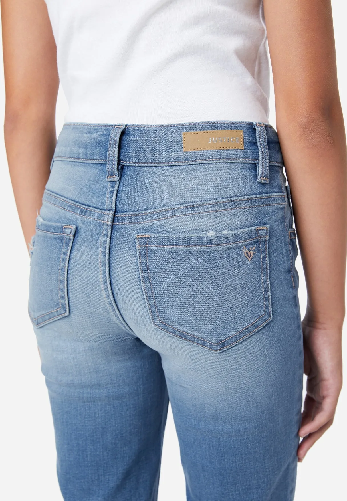 Destructed Flare Jeans