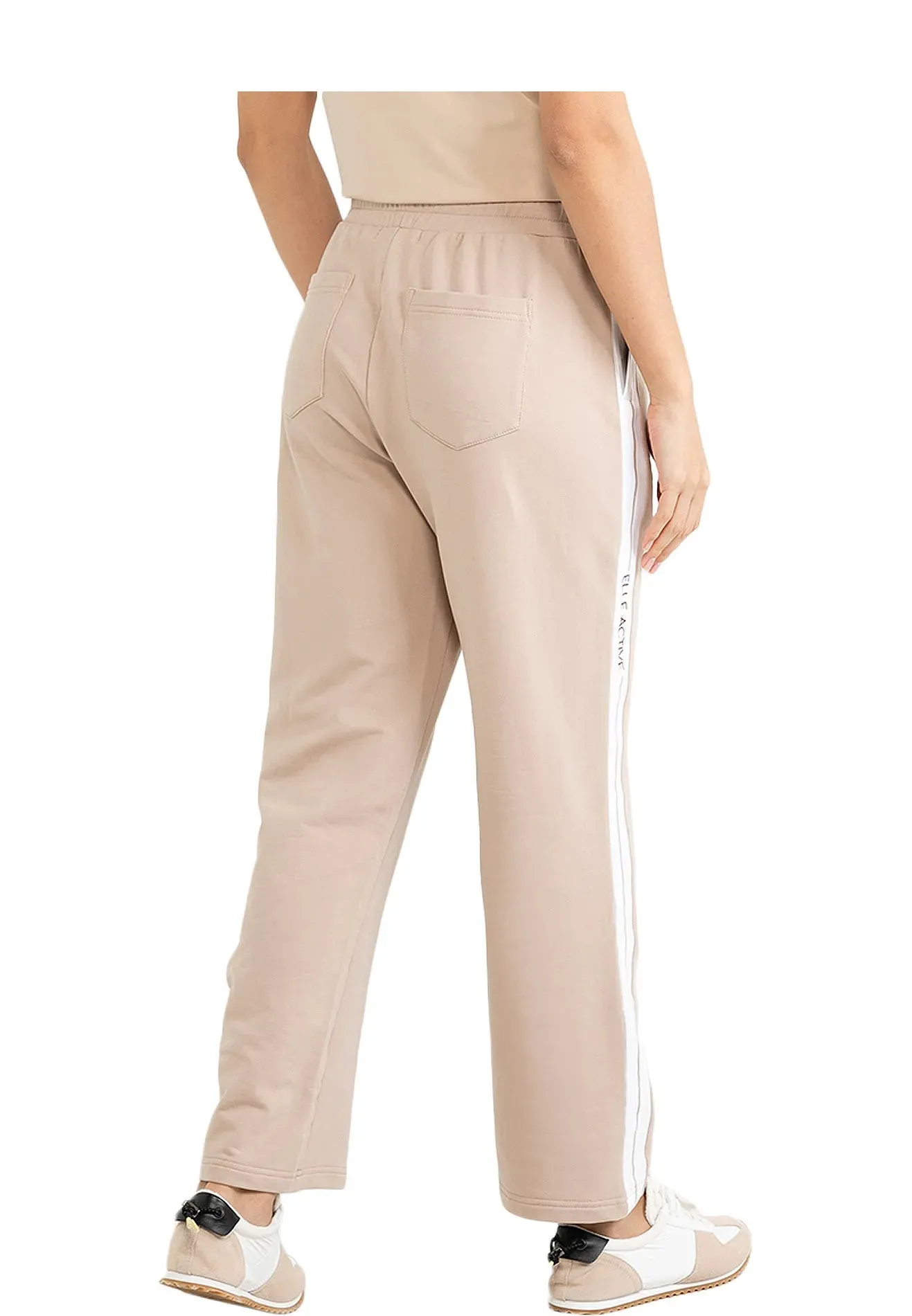 ELLE Active Casual Striped Sweatpants