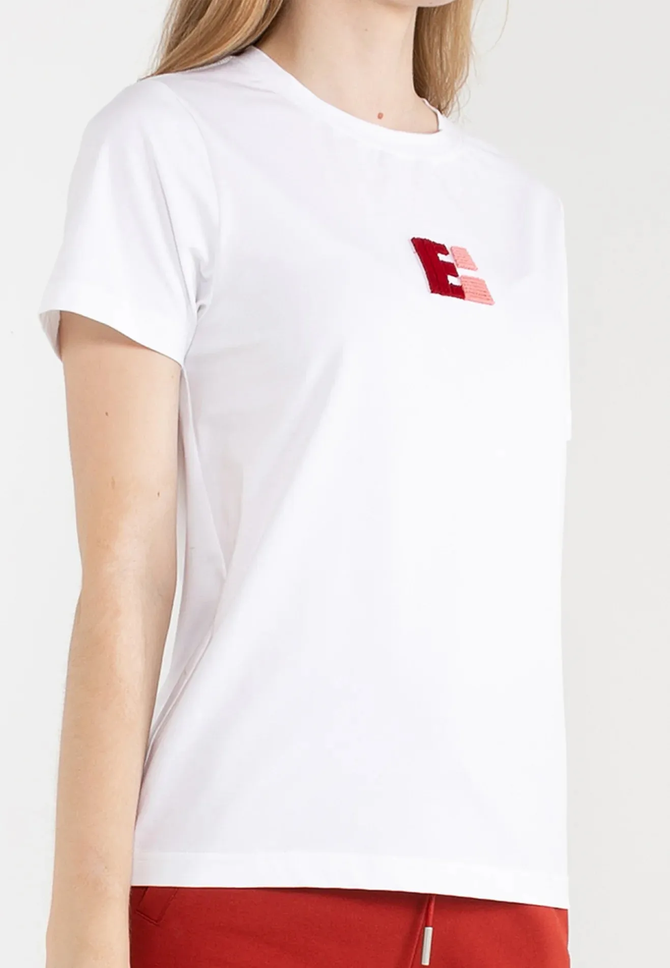 ELLE Active Rhinestone Logo Tee