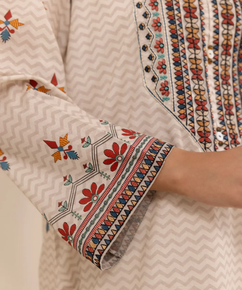 Embroidered Lawn Shirt