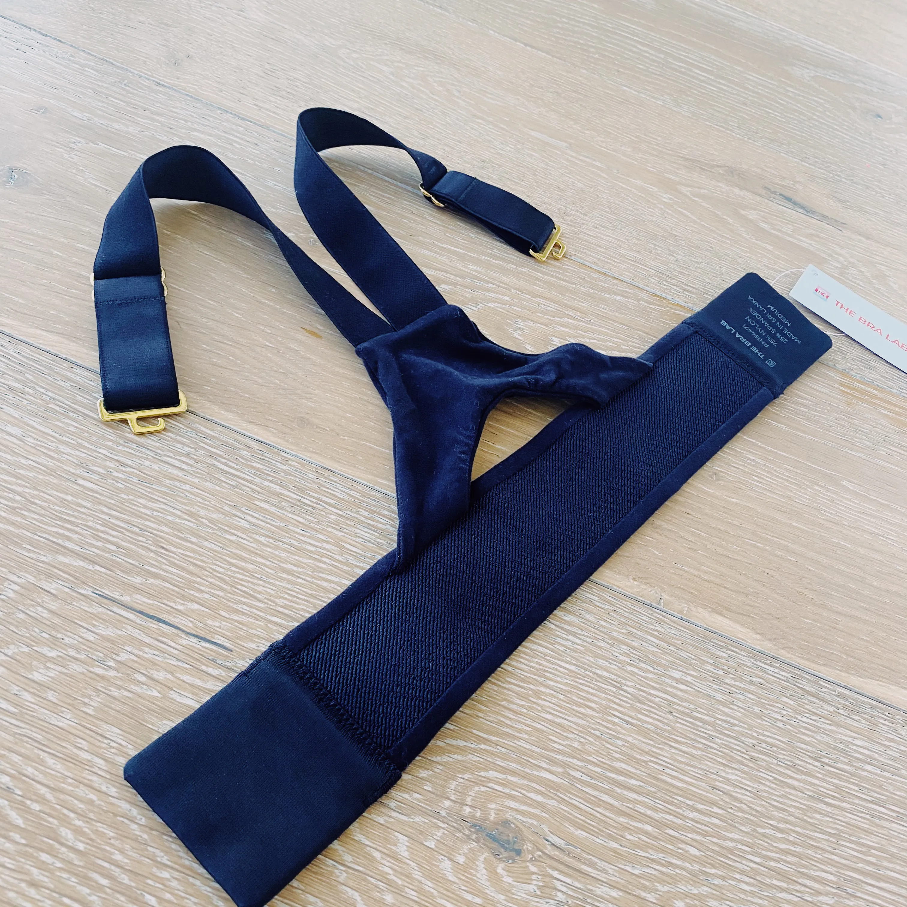 Ergonomic Black Back Strap 2-in-1 | Postural Support