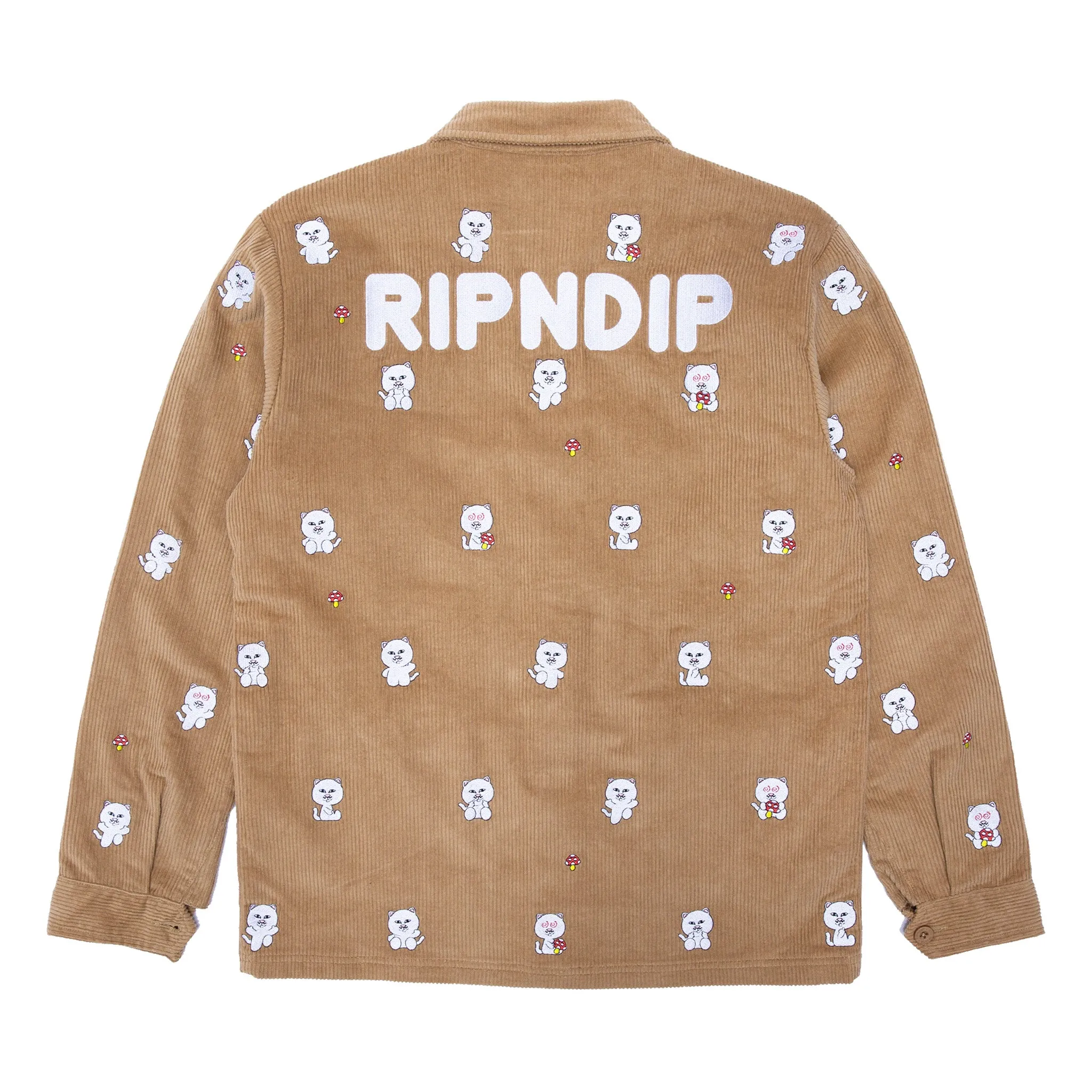 Hello Nermy Corduroy Jacket (Tan)