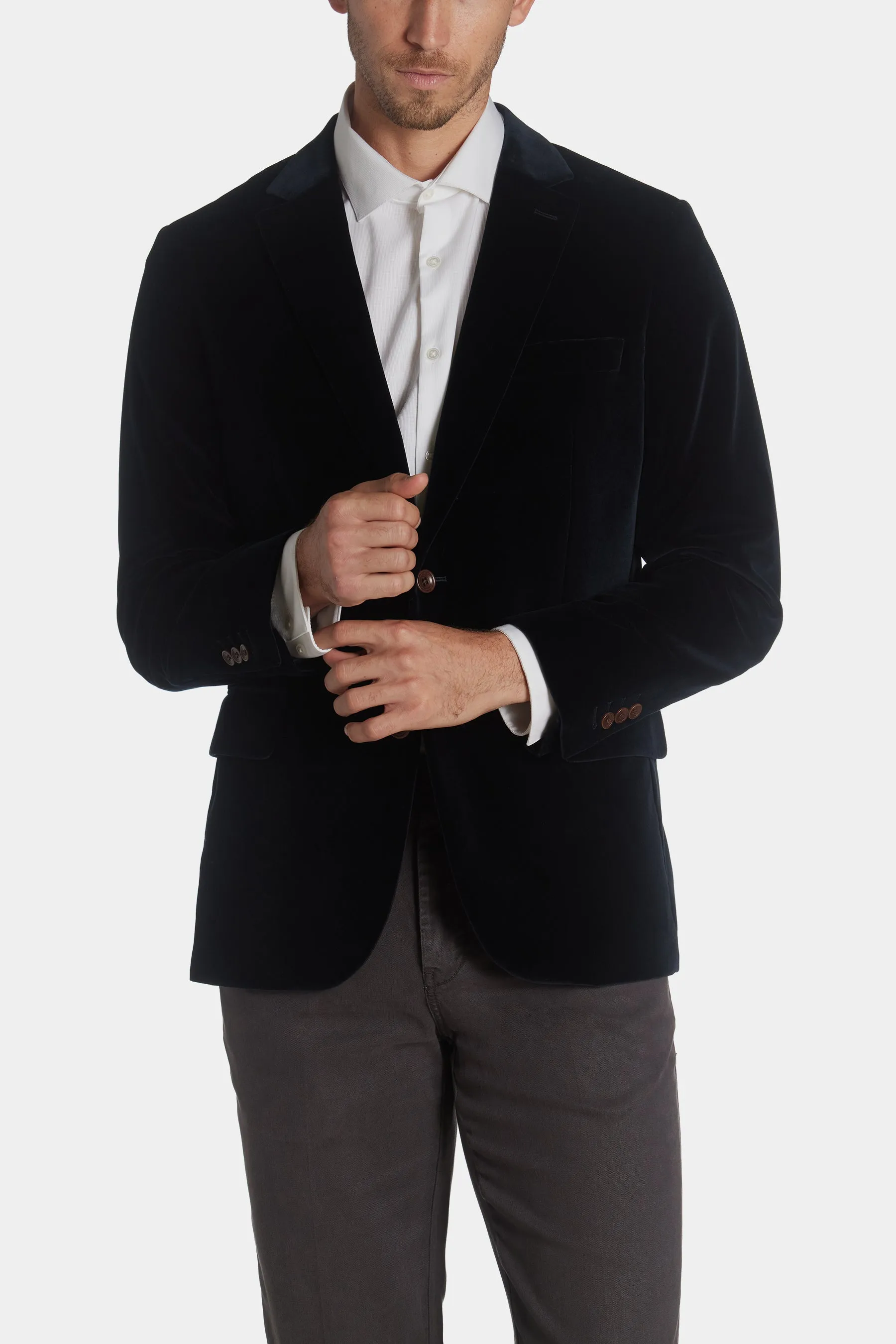 Italian Velvet Slim Fit Blazer