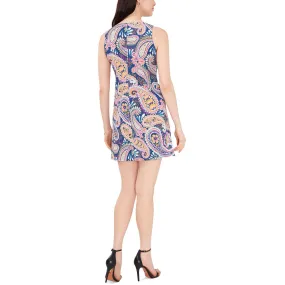 MSK Womens Paisley Short Mini Dress