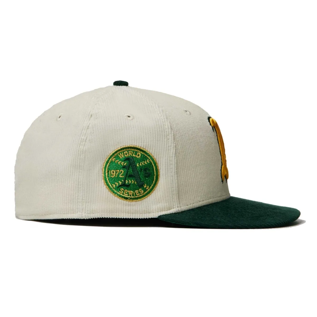 New Era X West NYC 59FIFTY Oakland Athletics 1972 World Series Corduroy Fitted Cap