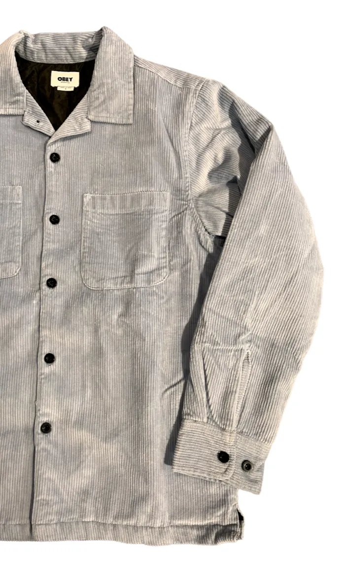 Obey Simon Shirt Jacket - Good Grey