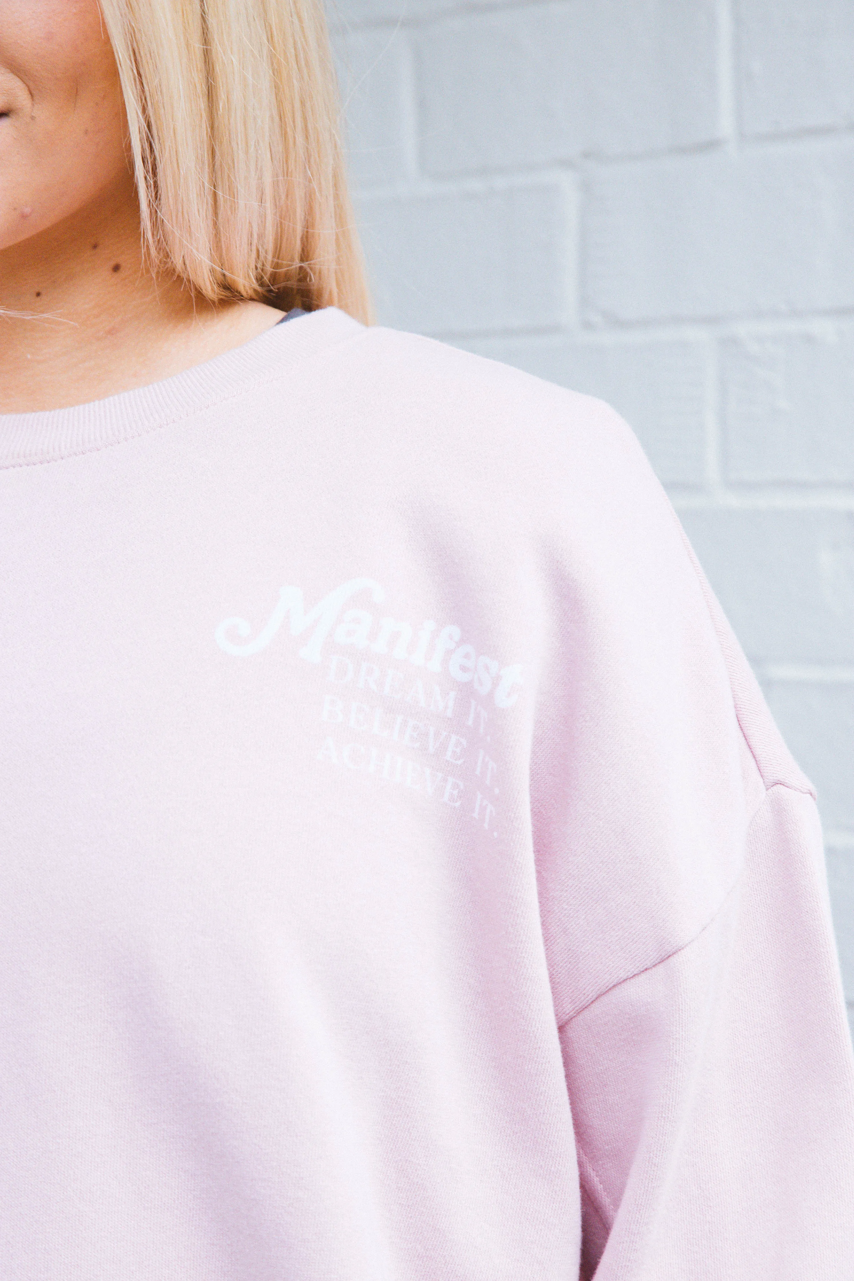 Oversized Manifest Sweatshirt, Pink Passion | Z Supply