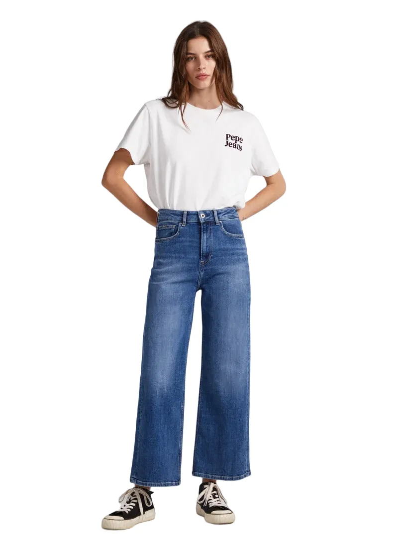 Pepe Jeans Lexa Sky High wide trousers PL204162CS58 blue