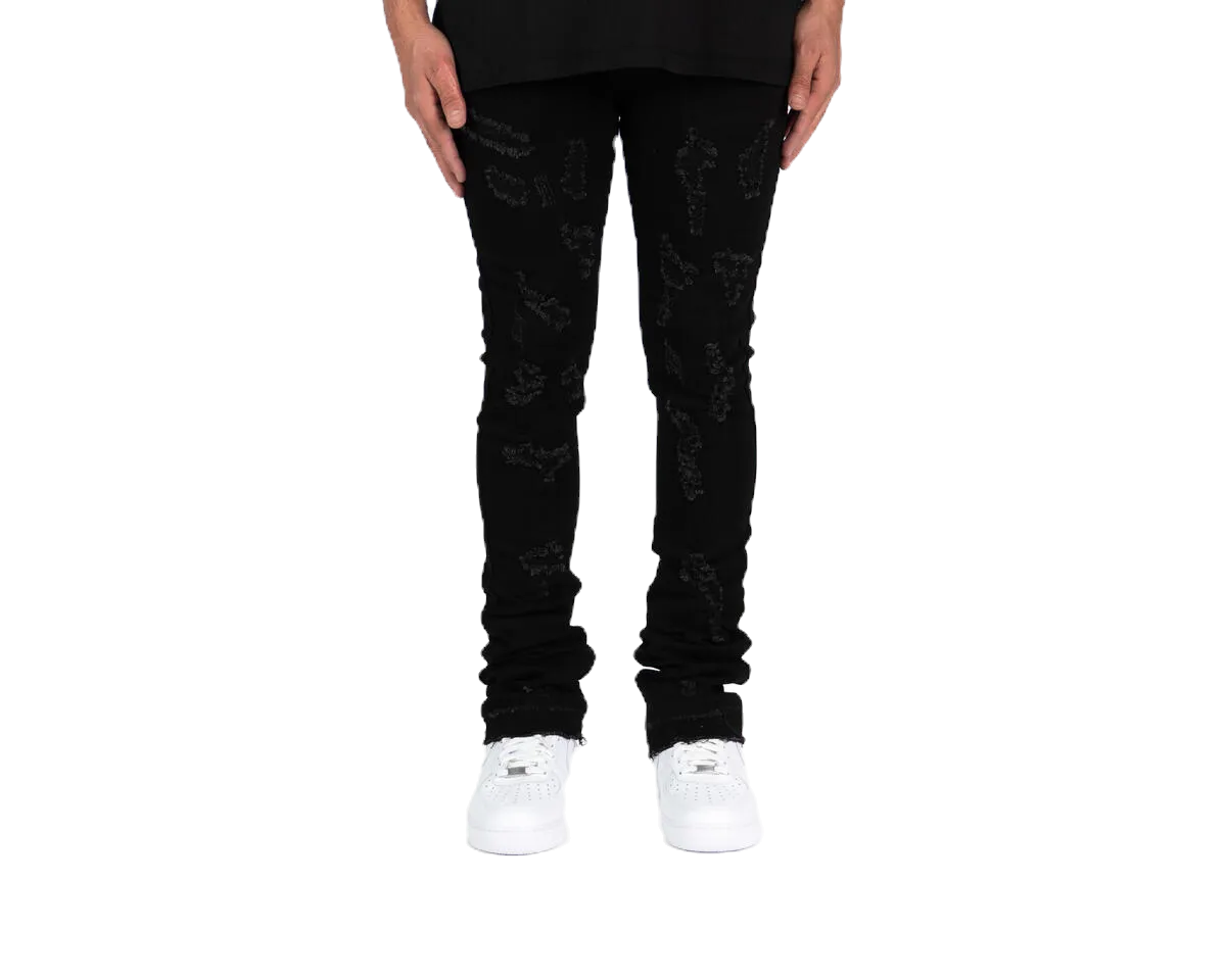 Pheelings Black Stacked Jeans