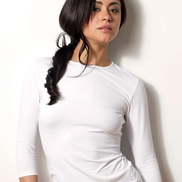 Plus Size 3/4 Sleeve Crew Neck (Discontinued sizes)-FINAL SALE