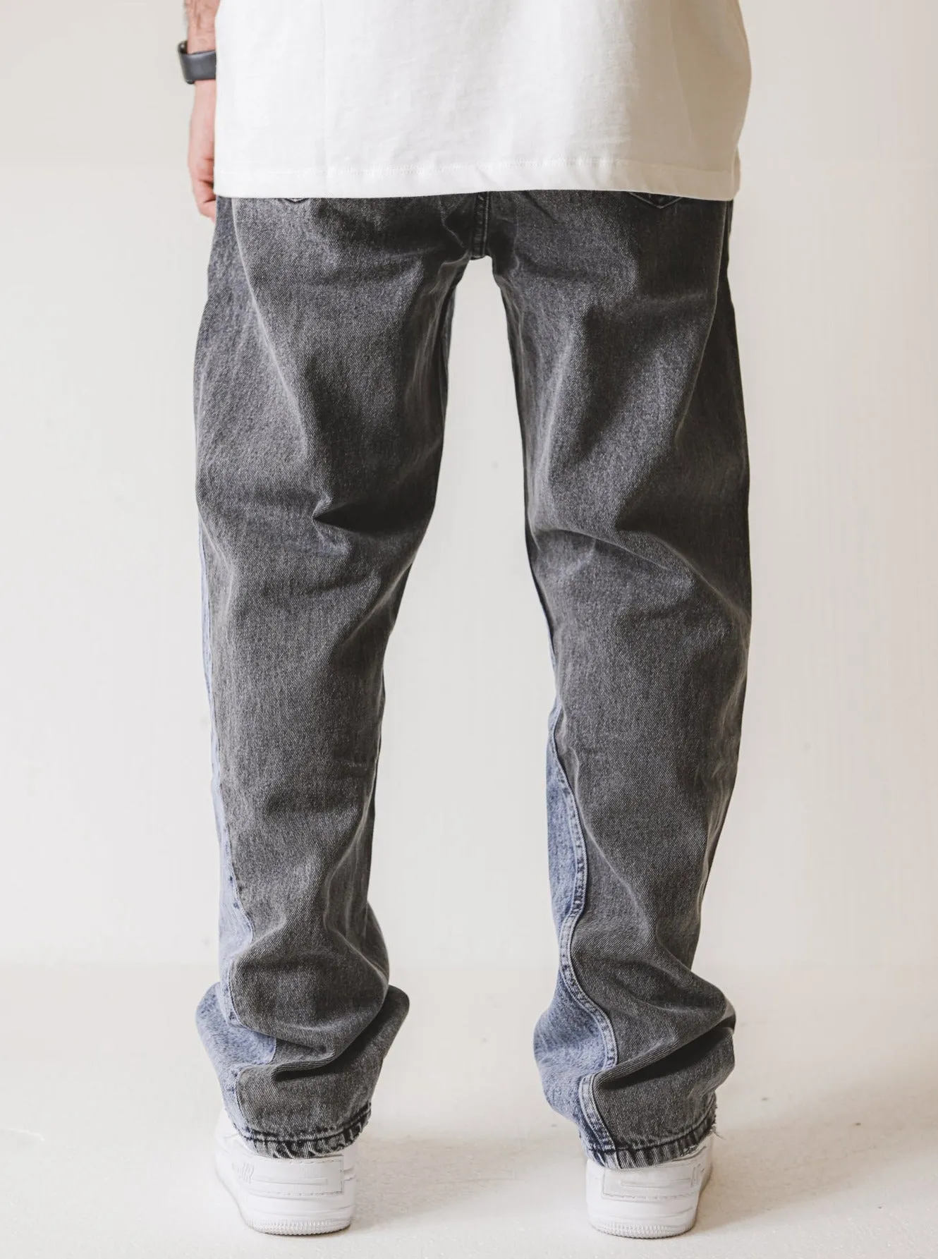 Premium Tilted Contrast Wide fit Jeans