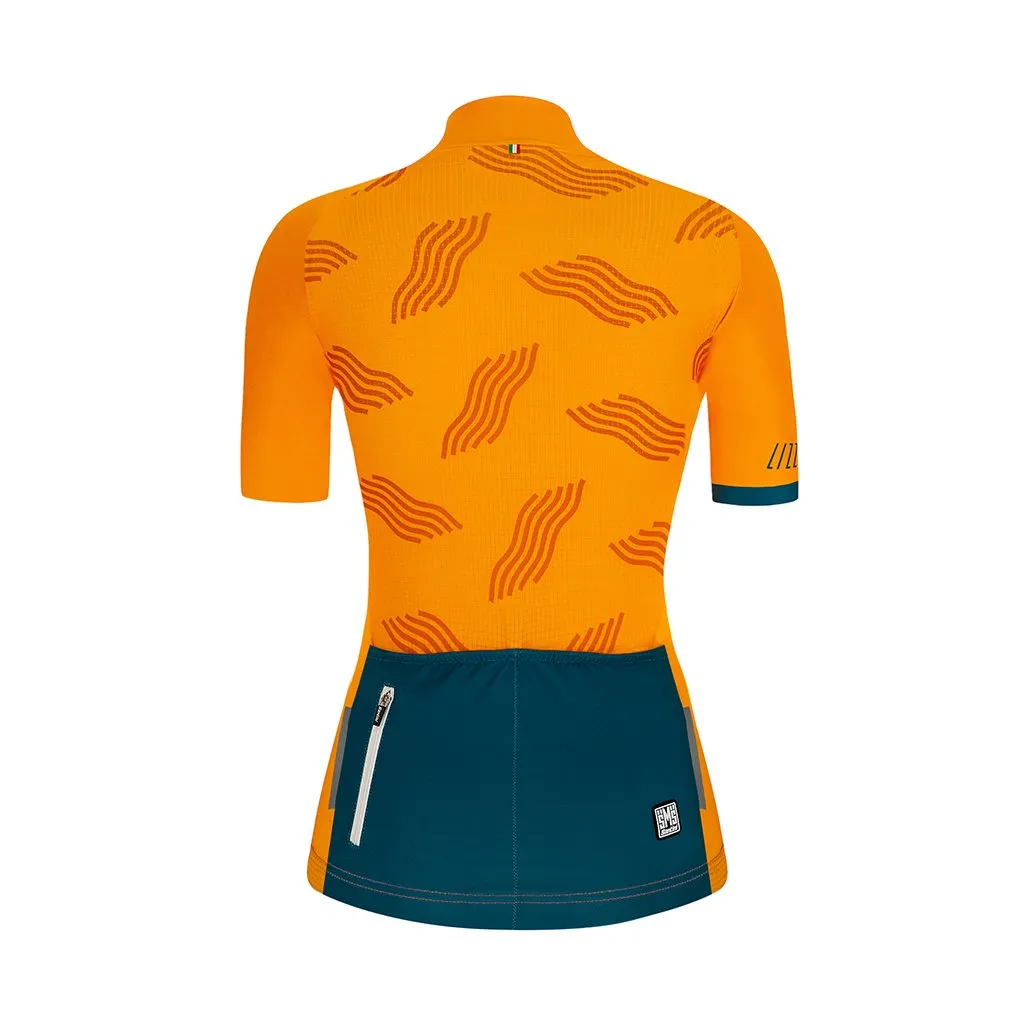 Santini Tono Dune Women Jersey (Tuscan Yellow)