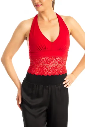 Tango Crop Top with Lace