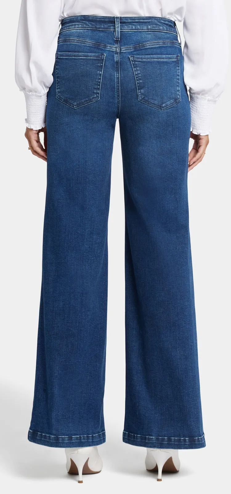 Teresa Wide Leg Jeans Medium Indigo Premium Denim (Tall) | Cooper