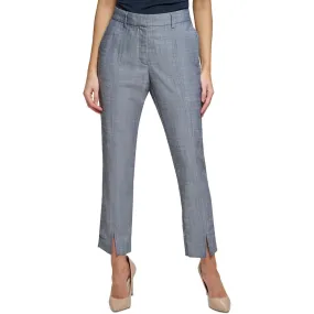 Tommy Hilfiger Womens Mid-Rise Straight Leg Ankle Pants