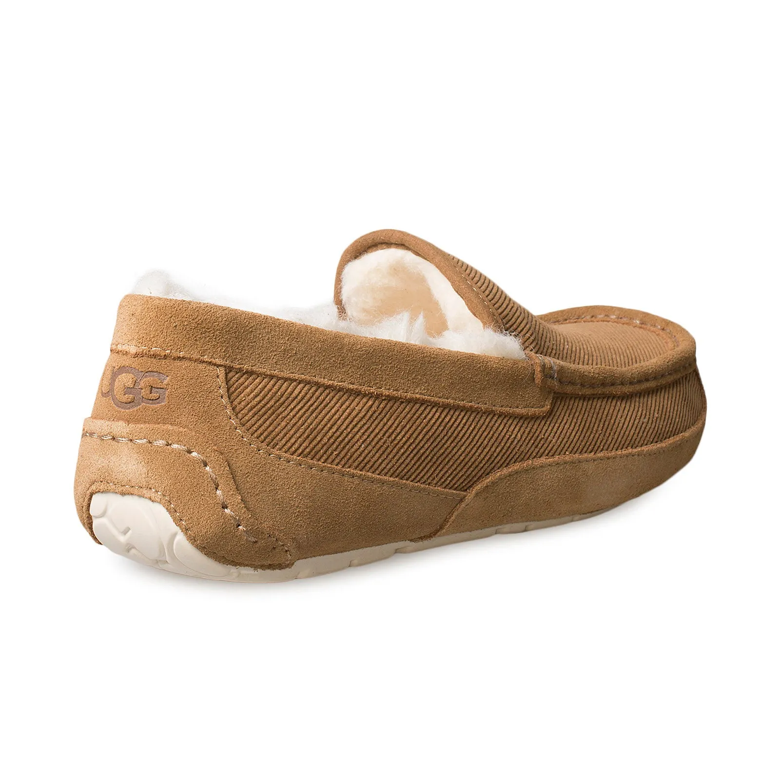 UGG Ascot Corduroy Chestnut Slippers - Men's