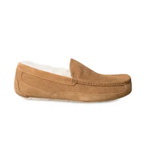 UGG Ascot Corduroy Chestnut Slippers - Men's