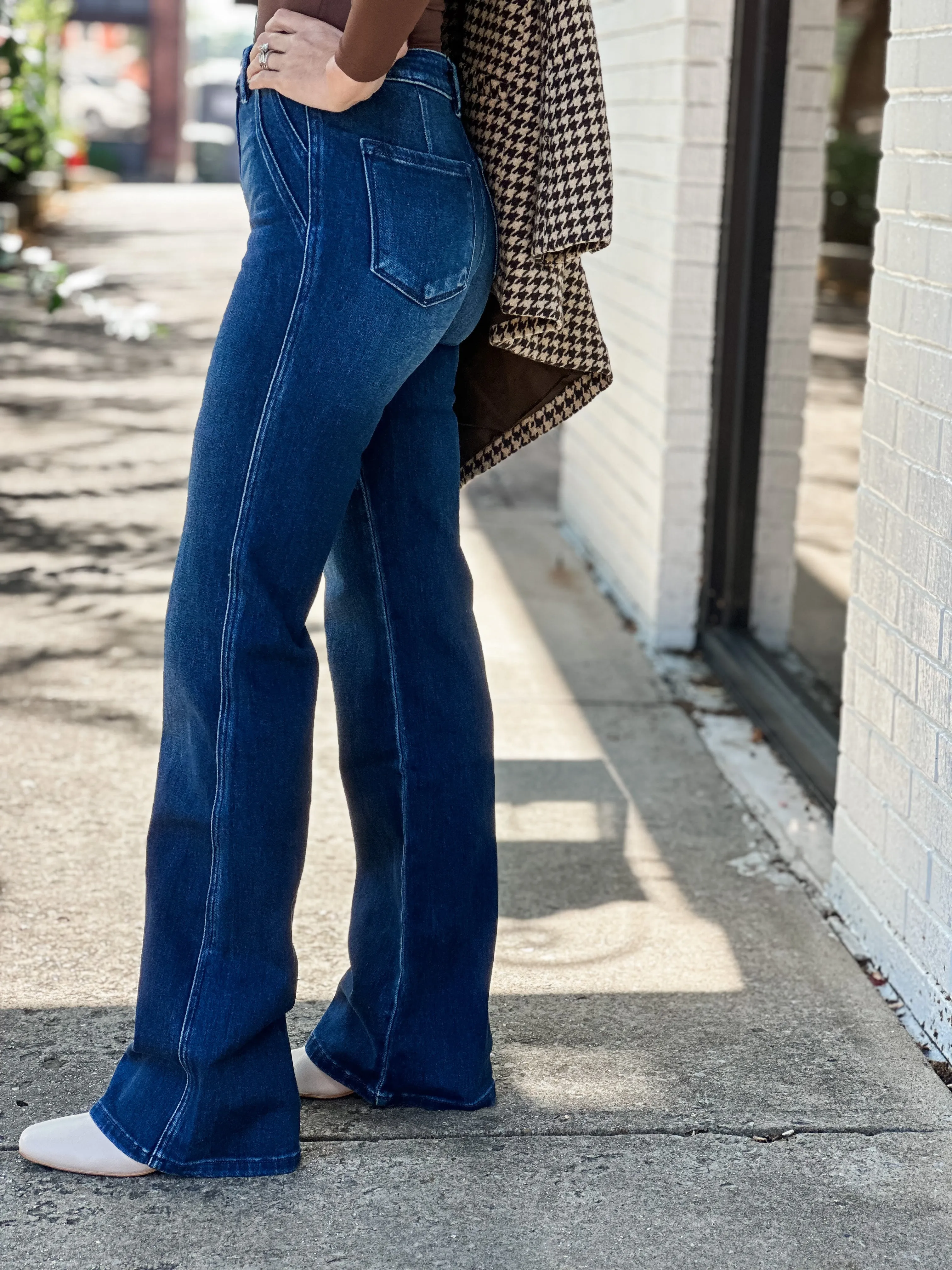 Ultra High Rise Wide Flare Jeans