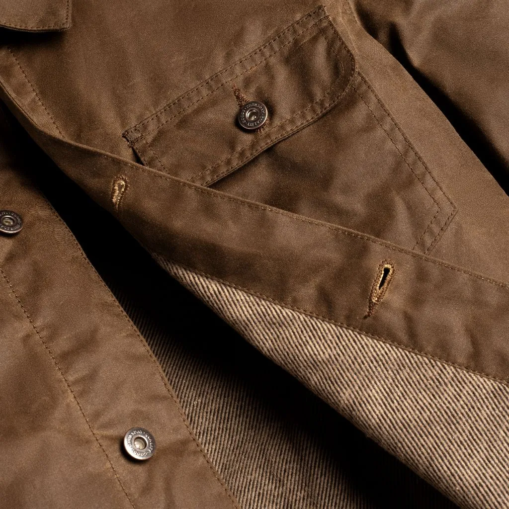 Waxed Canvas Field Jacket | Coyote