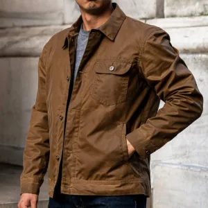 Waxed Canvas Field Jacket | Coyote