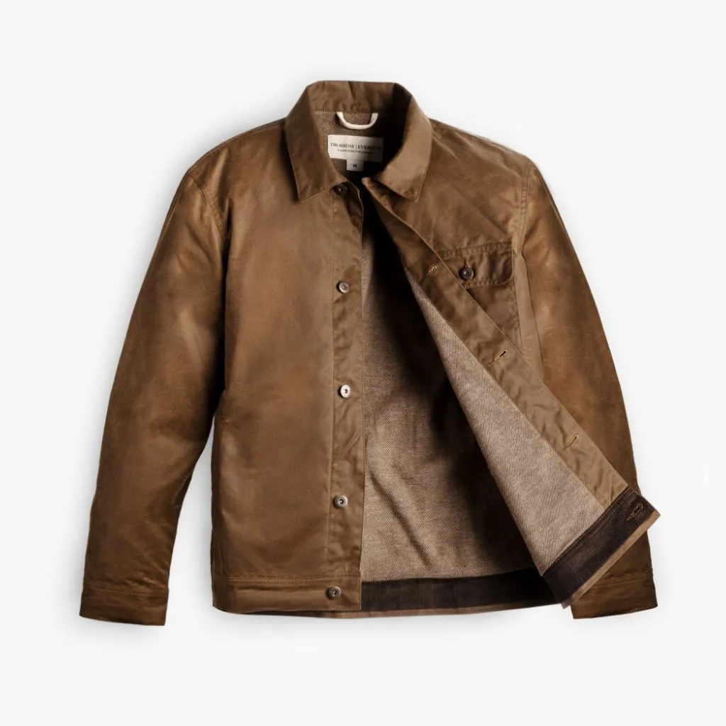 Waxed Canvas Field Jacket | Coyote