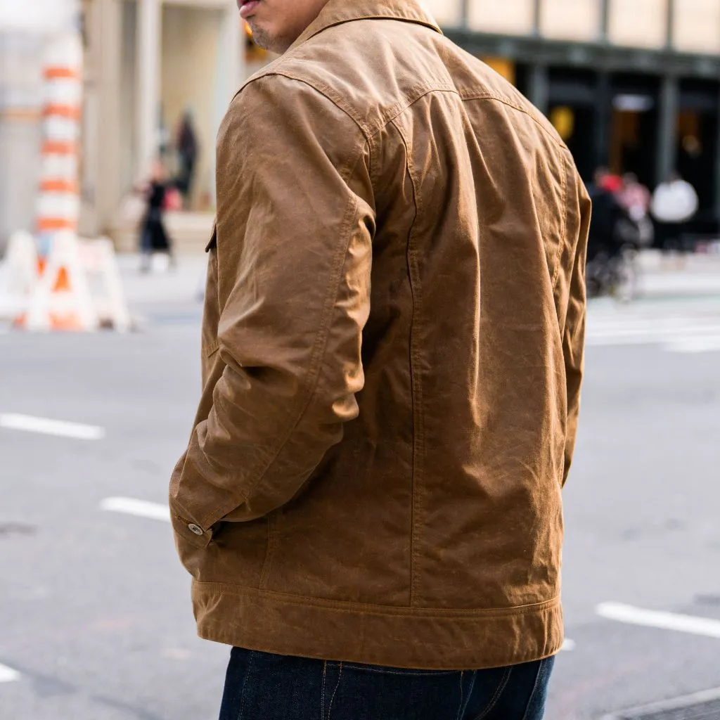 Waxed Canvas Field Jacket | Khaki