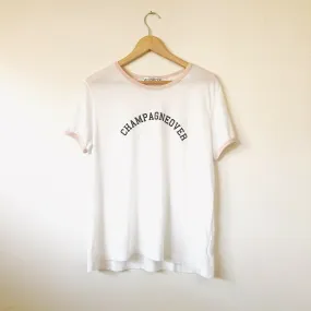 Wildfox Johnny Champagneover Ringer Tee