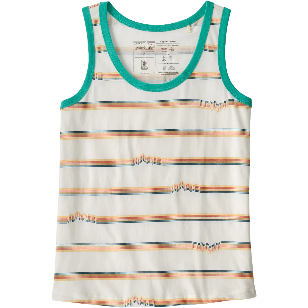 Women's Ridge Rise Stripe Repeat Organic Tank Top