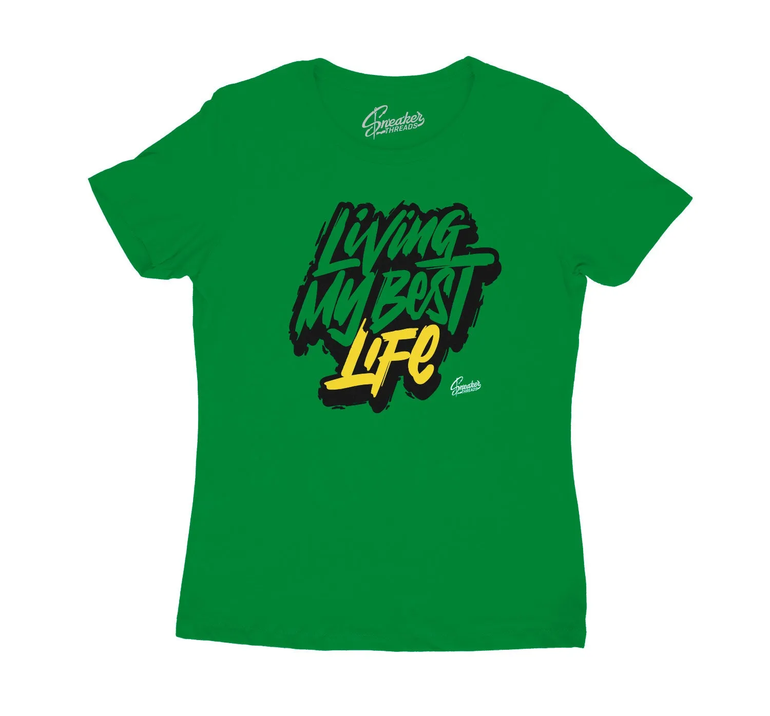 Womens Seattle 10 Shirt - Living Life - Green