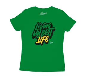 Womens Seattle 10 Shirt - Living Life - Green