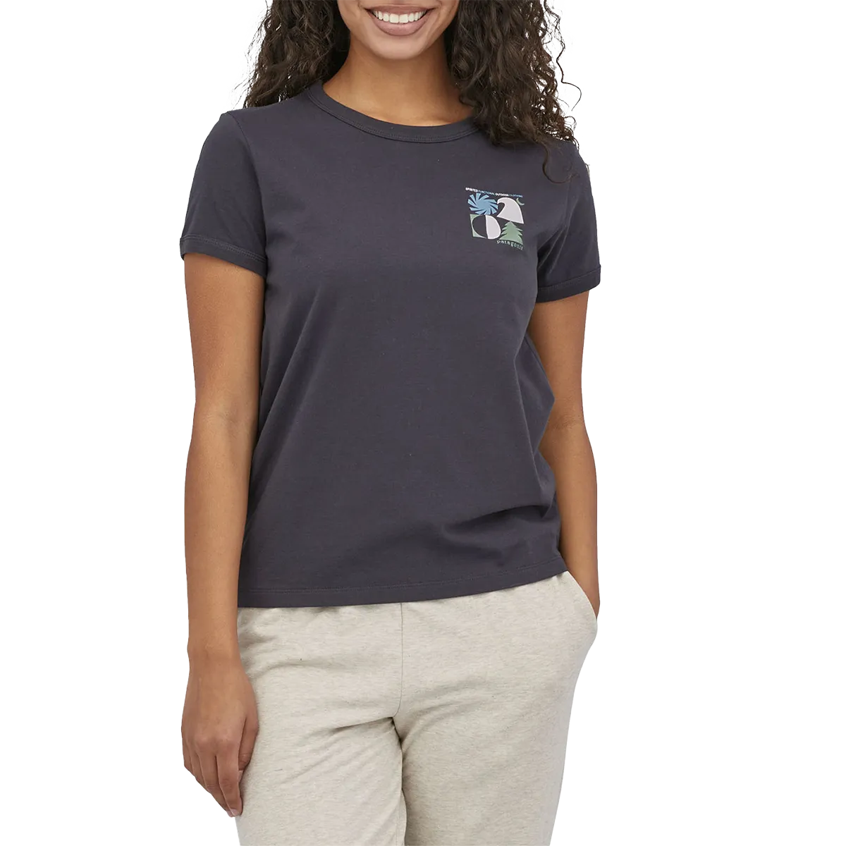 Women's Spirited Seasons Organic Ringer Tee