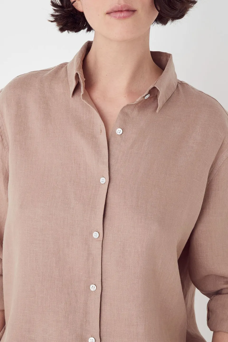 Xander Linen Husk LS Shirt